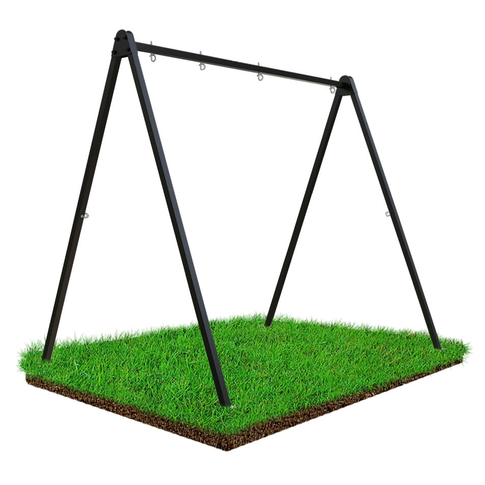 Schommelframe - en hangmat standaard - 260x195x230 cm - grafiet