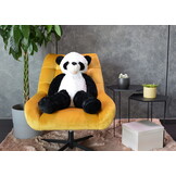 Grote knuffelbeer - pandabeer - 100 cm - zwart wit