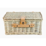 Picknickmand - 4 personen - 29-delig - 42x28x20 cm - blauw