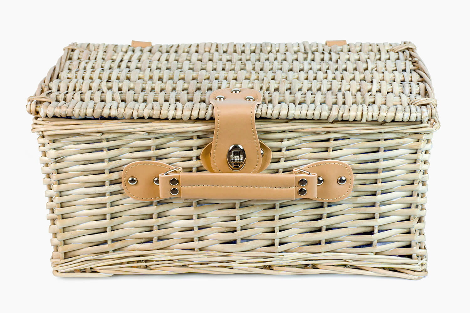 Picknickmand - 4 personen - 29-delig - 42x28x20 cm - blauw