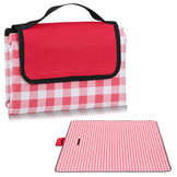 Picknickkleed - waterdicht - 200x200 cm - rood wit - geruit