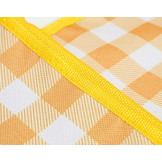 Picknickkleed - waterdicht - 200x200 cm - rood wit - geruit