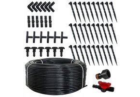 Druppelslang - compleet irrigatiesysteem - 50 m