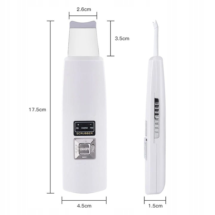 Gezichtsreiniger - cavitatie peeling - ultrasoon - 5W
