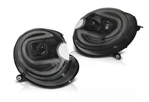 Koplampen BMW MINI (COOPER) 2006-2014 - ZWART LED