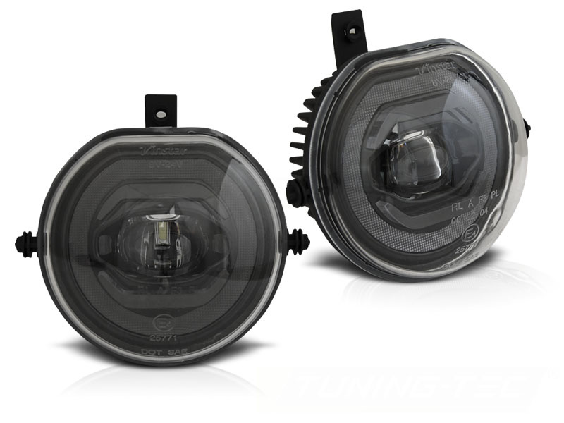 Mistlampen BMW MINI COOPER F55 / F56 / F54 / F57 - ZWART LED DRL