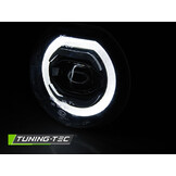 Mistlampen geschikt voor BMW MINI COOPER F55 / F56 / F54 / F57 - ZWART LED DRL