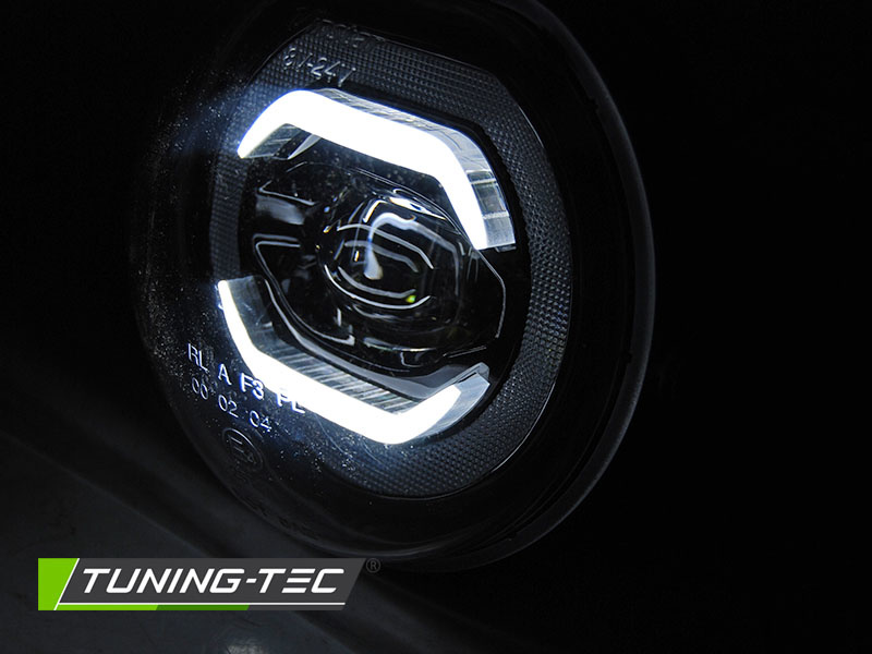 Mistlampen BMW MINI COOPER F55 / F56 / F54 / F57 - ZWART LED DRL
