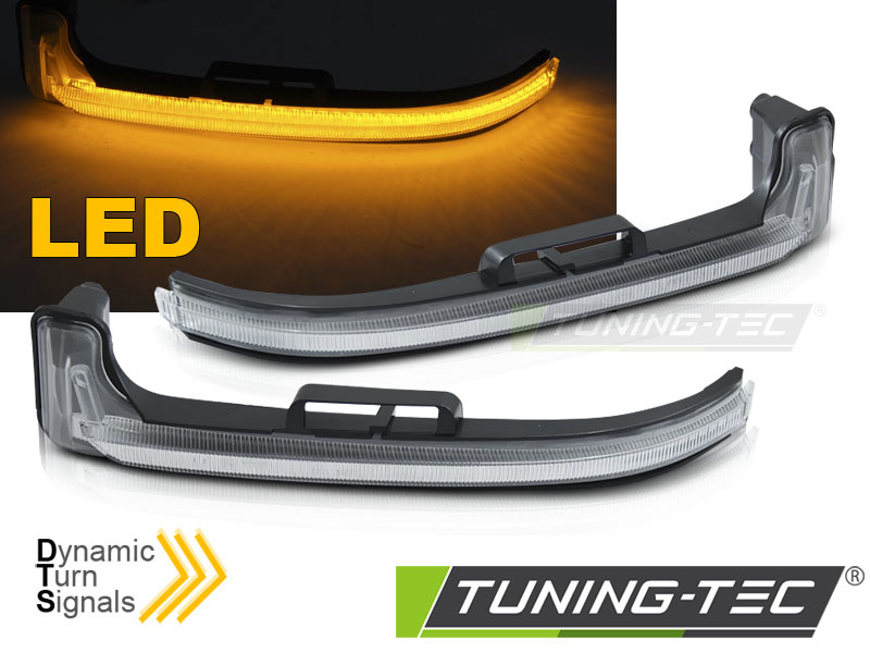 Knipperlichten spiegel geschikt voor PEUGEOT 3008 16- / 5008 17- WIT LED