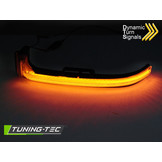 Knipperlichten spiegel geschikt voor PEUGEOT 3008 16- / 5008 17- WIT LED