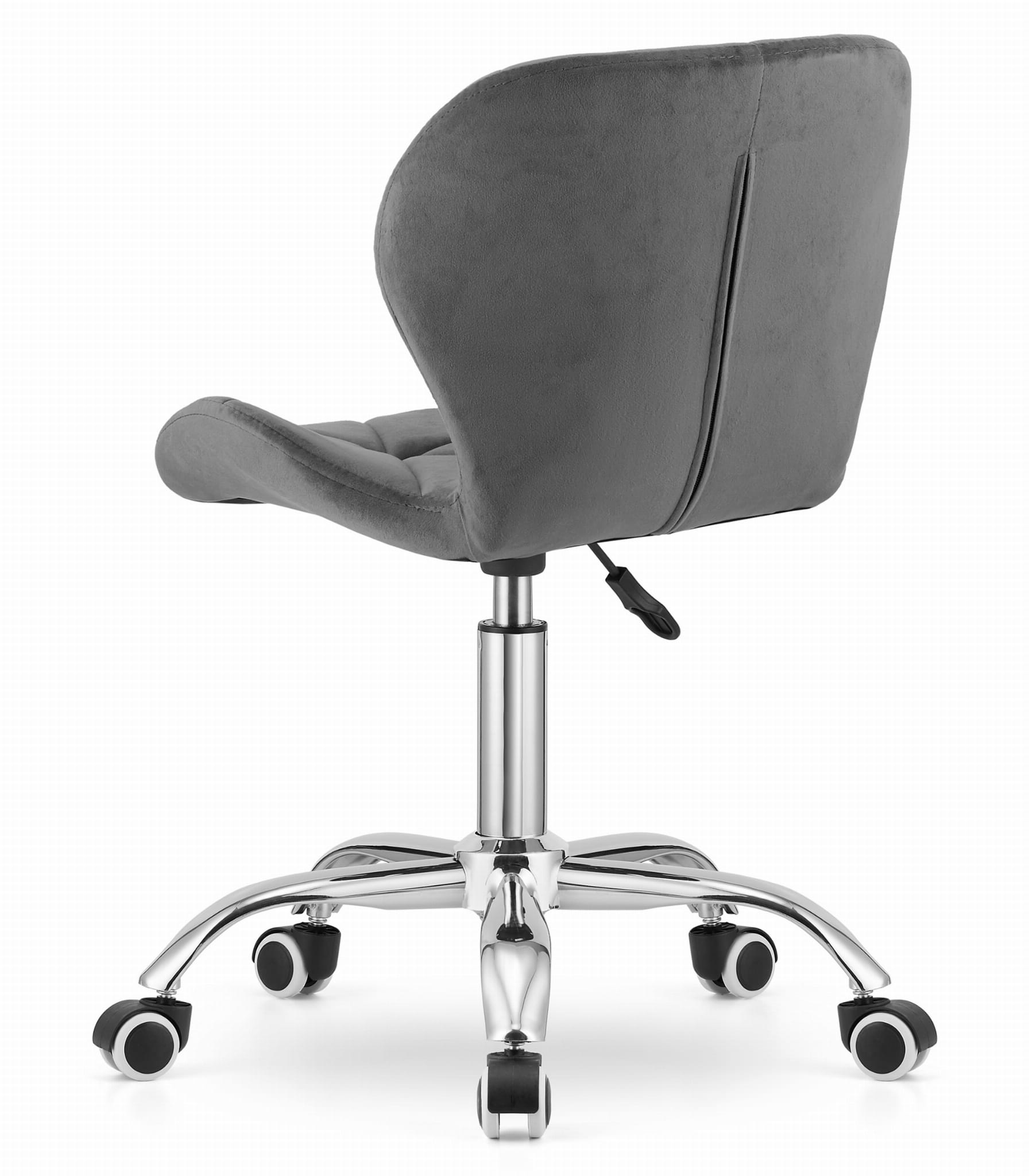 Bureaustoel AVOLA - ergonomisch - velours - grijs
