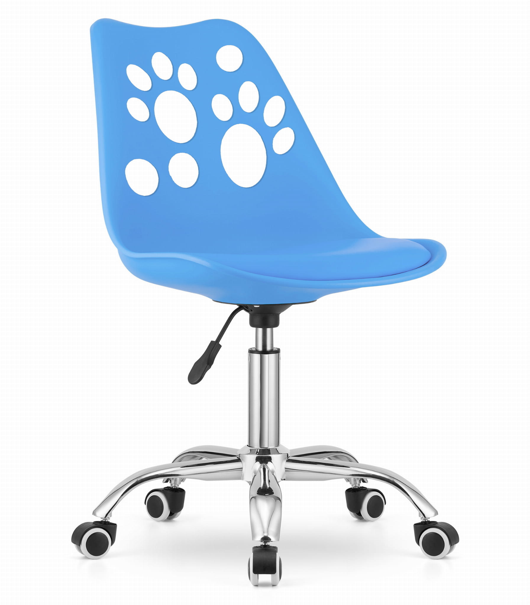 Kinder bureaustoel PRINT - in hoogte verstelbaar - blauw