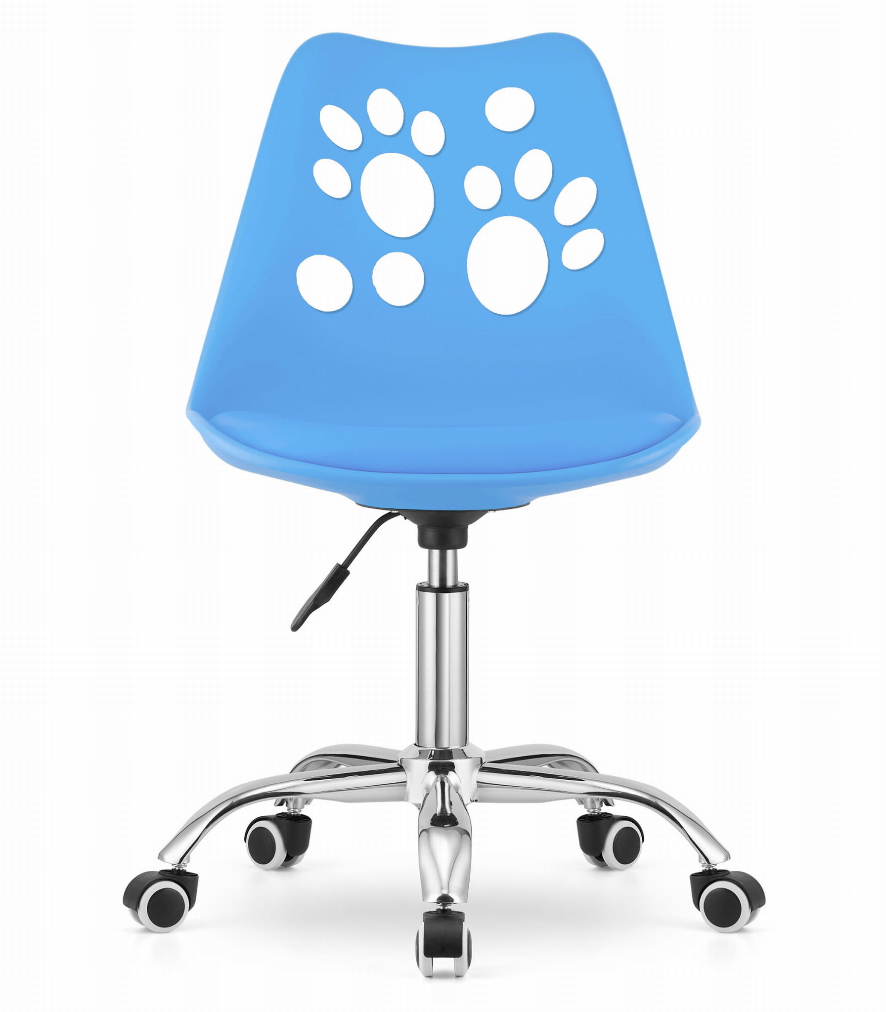 Kinder bureaustoel PRINT - in hoogte verstelbaar - blauw
