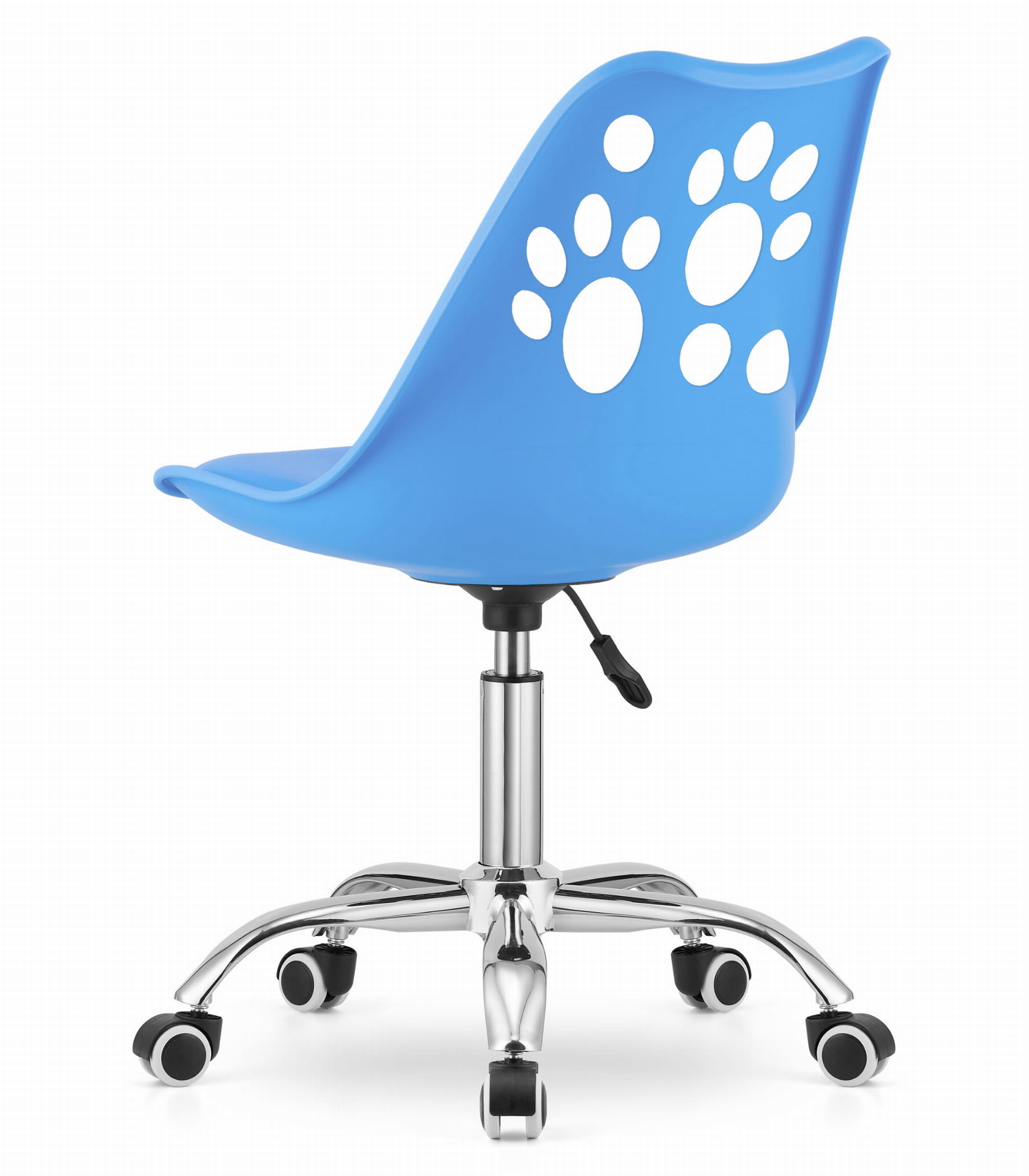 Kinder bureaustoel PRINT - in hoogte verstelbaar - blauw