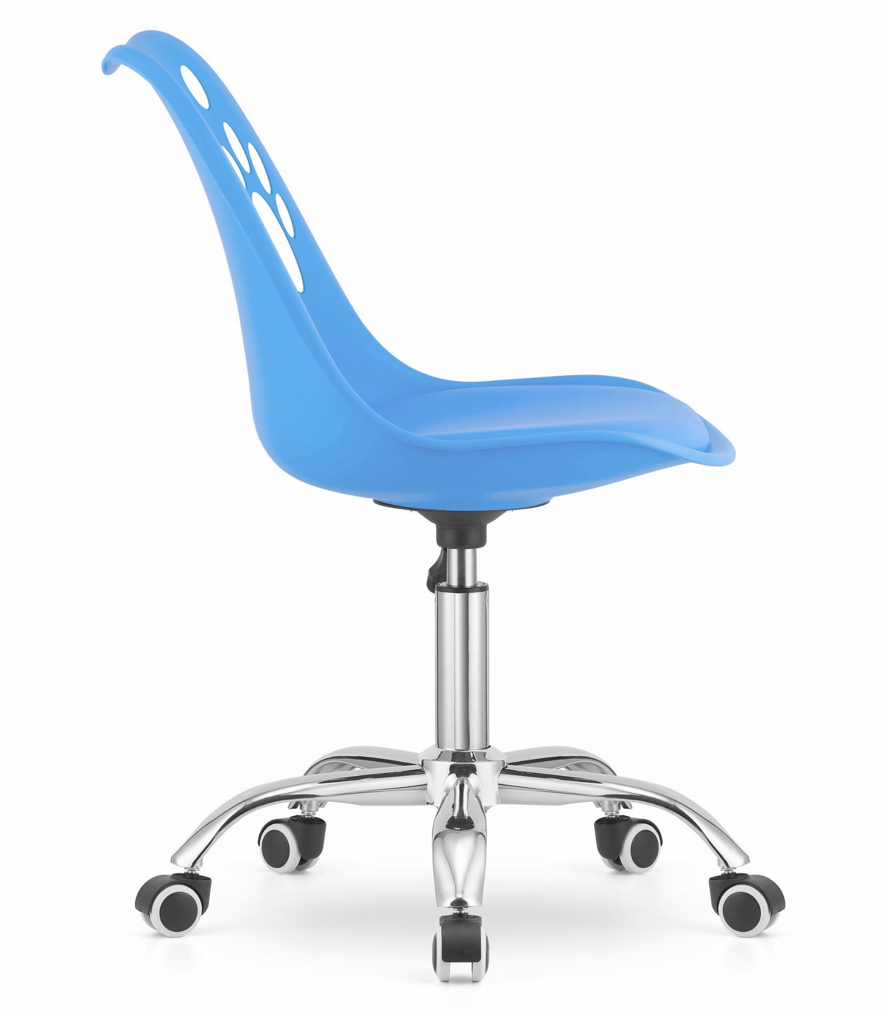 Kinder bureaustoel PRINT - in hoogte verstelbaar - blauw