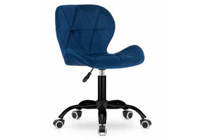 Bureaustoel NOTO - ergonomisch - velours - blauw