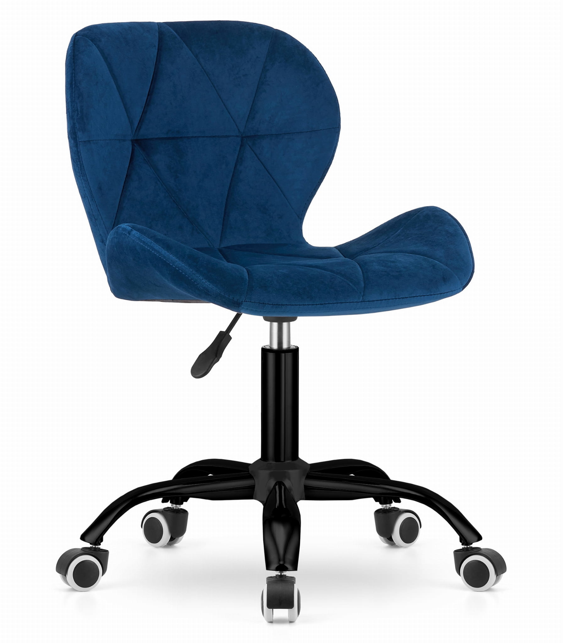 Bureaustoel NOTO - ergonomisch - velours - blauw