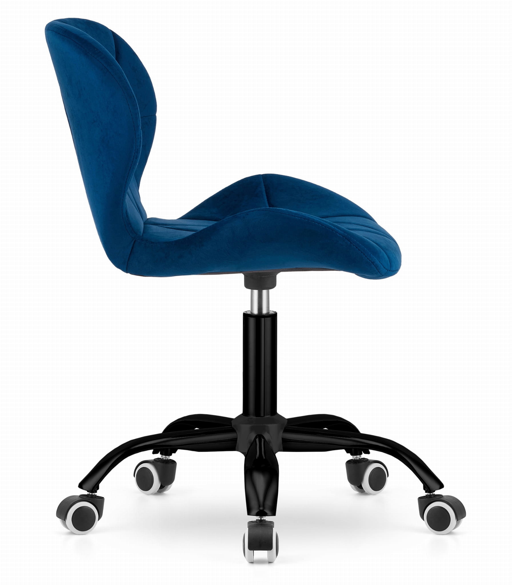 Bureaustoel NOTO - ergonomisch - velours - blauw