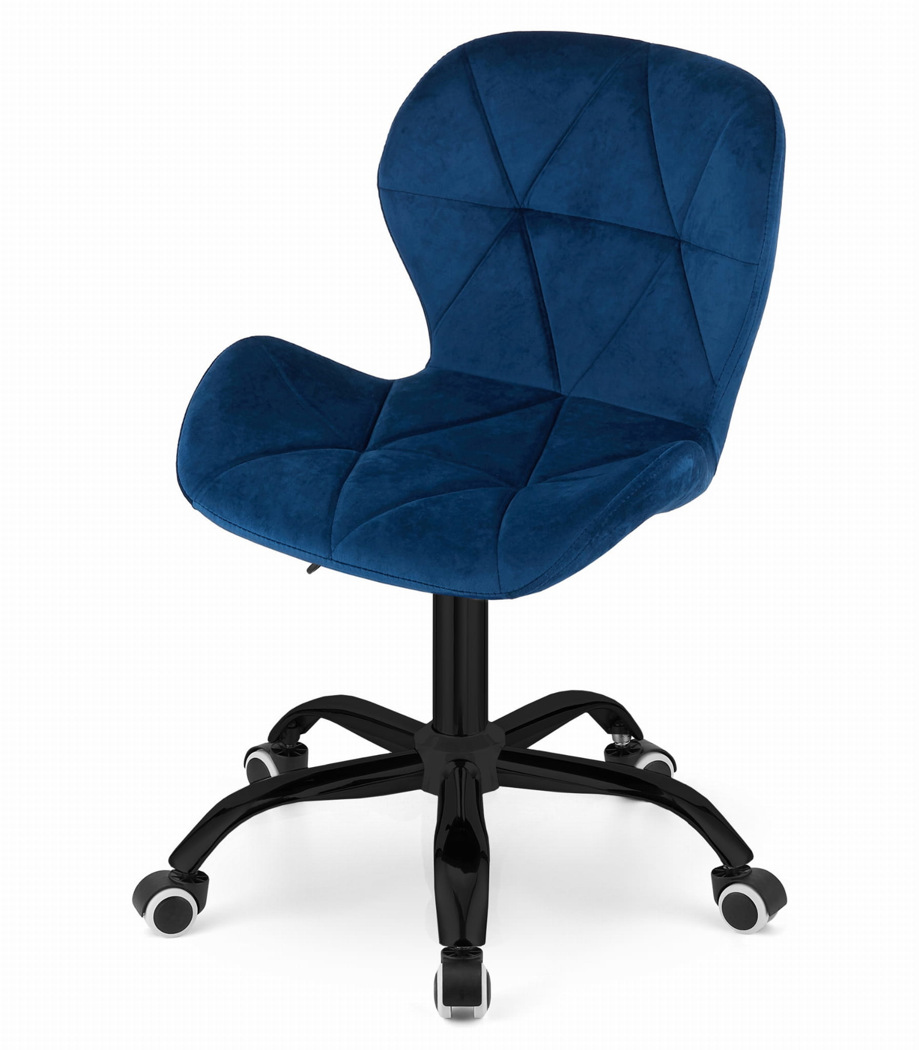 Bureaustoel NOTO - ergonomisch - velours - blauw