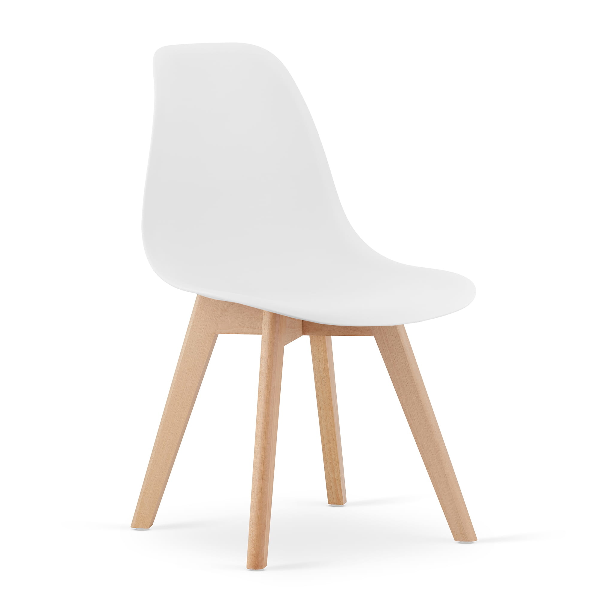 Eetkamerstoelen KITO - set van 4 eettafel stoelen - wit