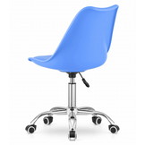 Burostoel ALBA - draaistoel - in hoogte verstelbaar - blauw