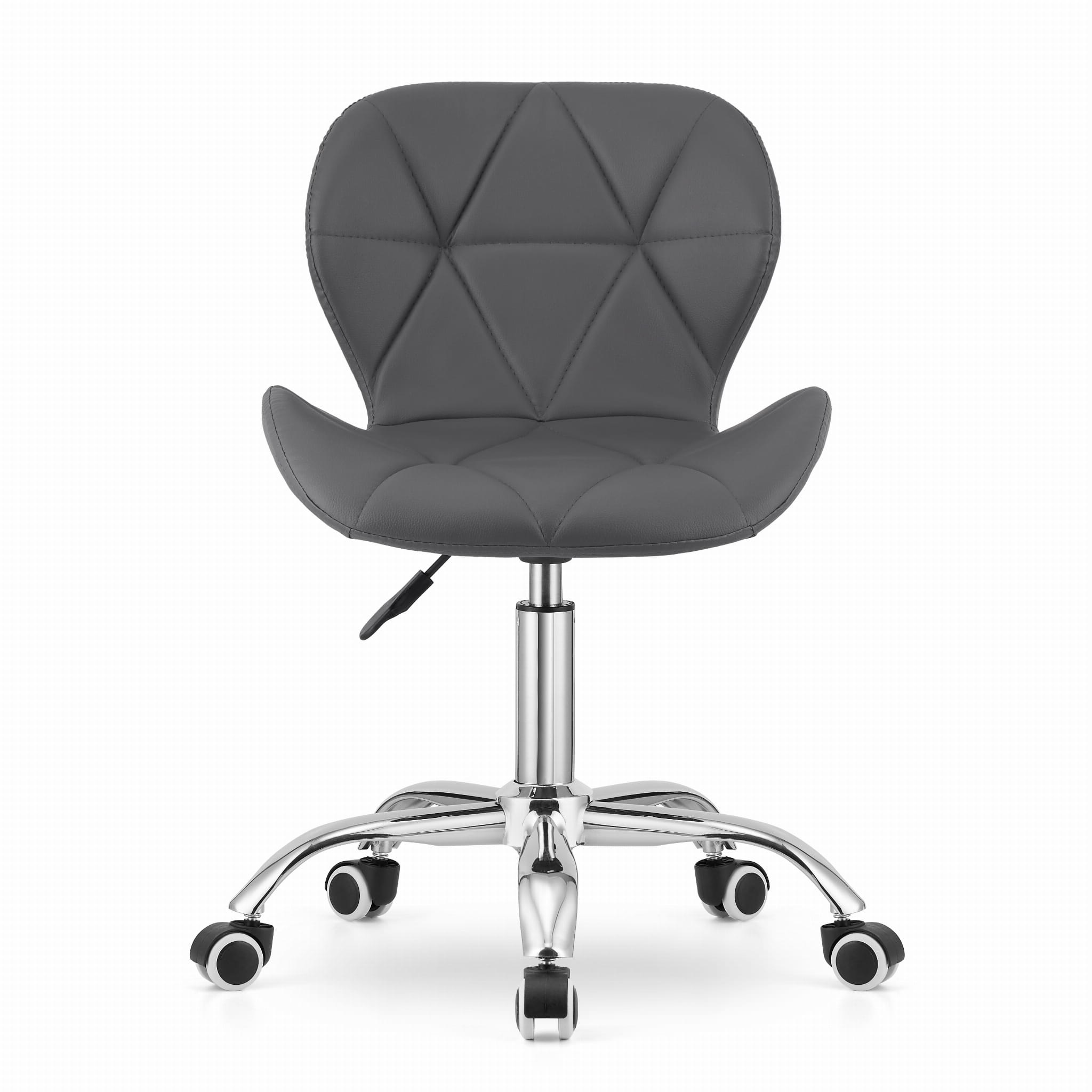 Bureaustoel AVOLA - ergonomisch - ECO-leer - grijs