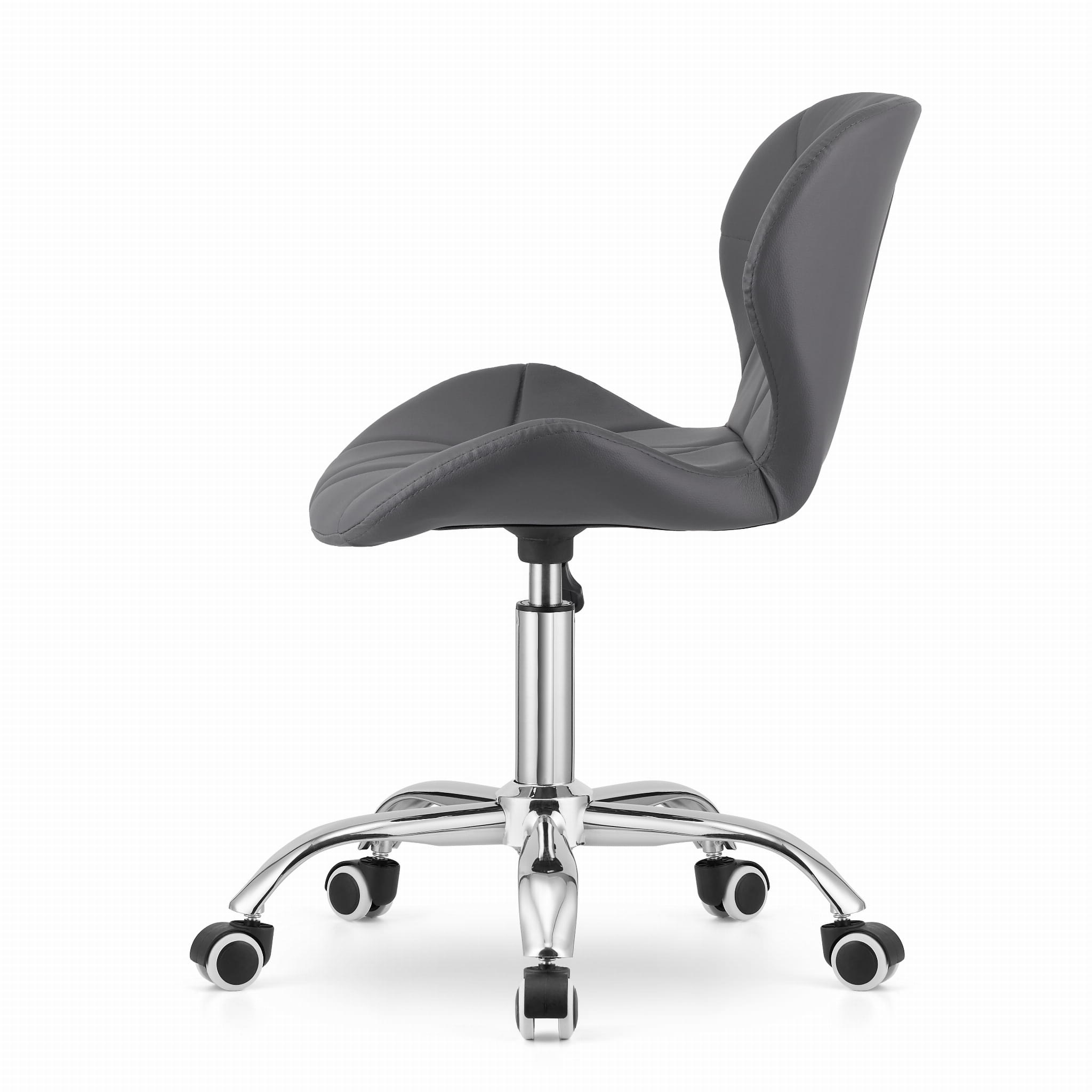 Bureaustoel AVOLA - ergonomisch - ECO-leer - grijs