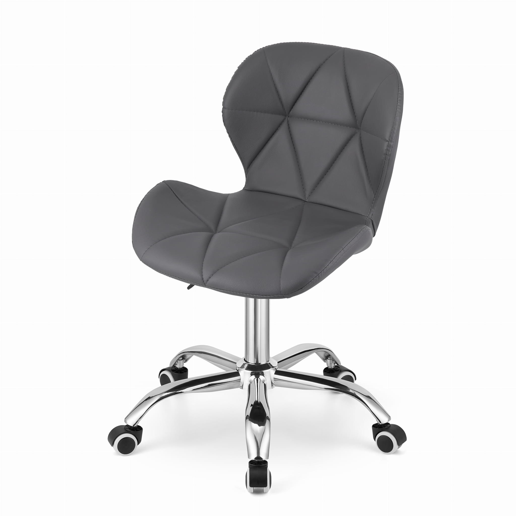 Bureaustoel AVOLA - ergonomisch - ECO-leer - grijs