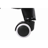 Bureaustoel AVOLA - ergonomisch - ECO-leer - grijs