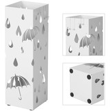 Paraplubak - paraplu houder - 15,5 x 49 cm - druppel - wit