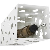 Paraplubak - paraplu houder - 15,5 x 49 cm - druppel - wit
