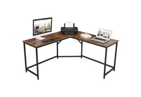 Hoekbureau - industrieel computer bureau - 149x149x75 cm