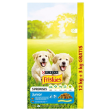 Friskies Junior hondenvoer - puppy brokken - 12+3kg