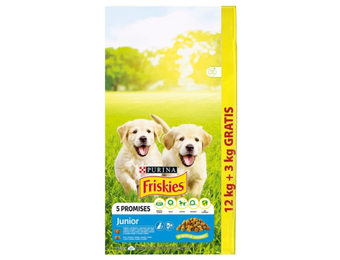 Friskies Junior hondenvoer - puppy brokken - 12+3kg
