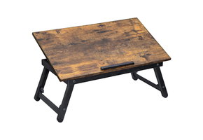 Laptoptafel - schoottafel - industrieel - verstelbaar