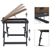 Laptoptafel - schoottafel - industrieel - verstelbaar