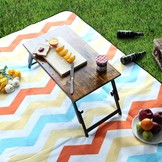 Laptoptafel - schoottafel - industrieel - verstelbaar