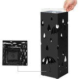 Paraplubak - paraplu houder - 15,5 x 49 cm - druppel - zwart