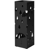 Paraplubak - paraplu houder - 15,5 x 49 cm - druppel - zwart