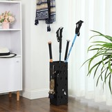 Paraplubak - paraplu houder - 15,5 x 49 cm - druppel - zwart