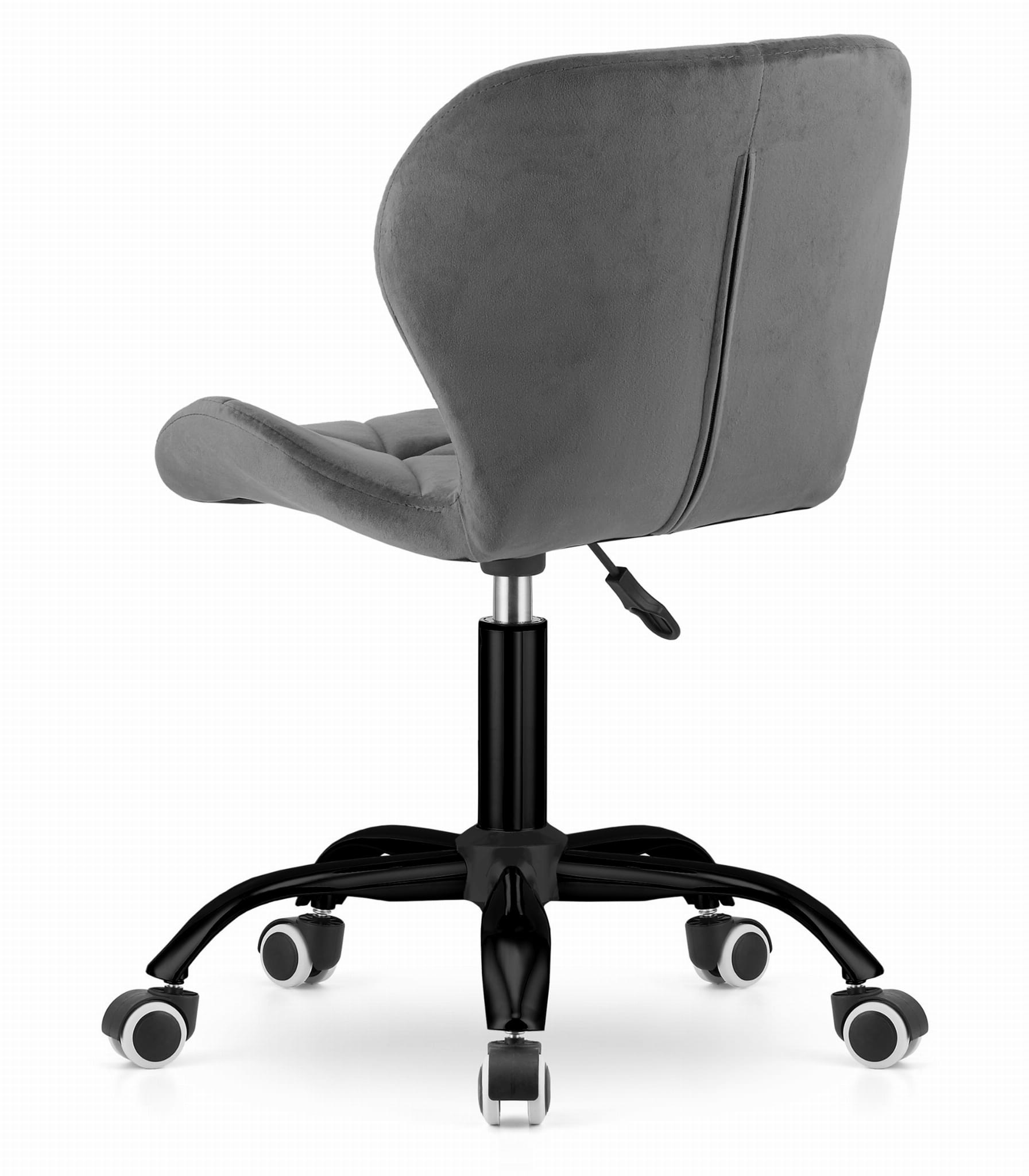 Velvet bureaustoel NOTO - draaifauteuil - donkergrijs