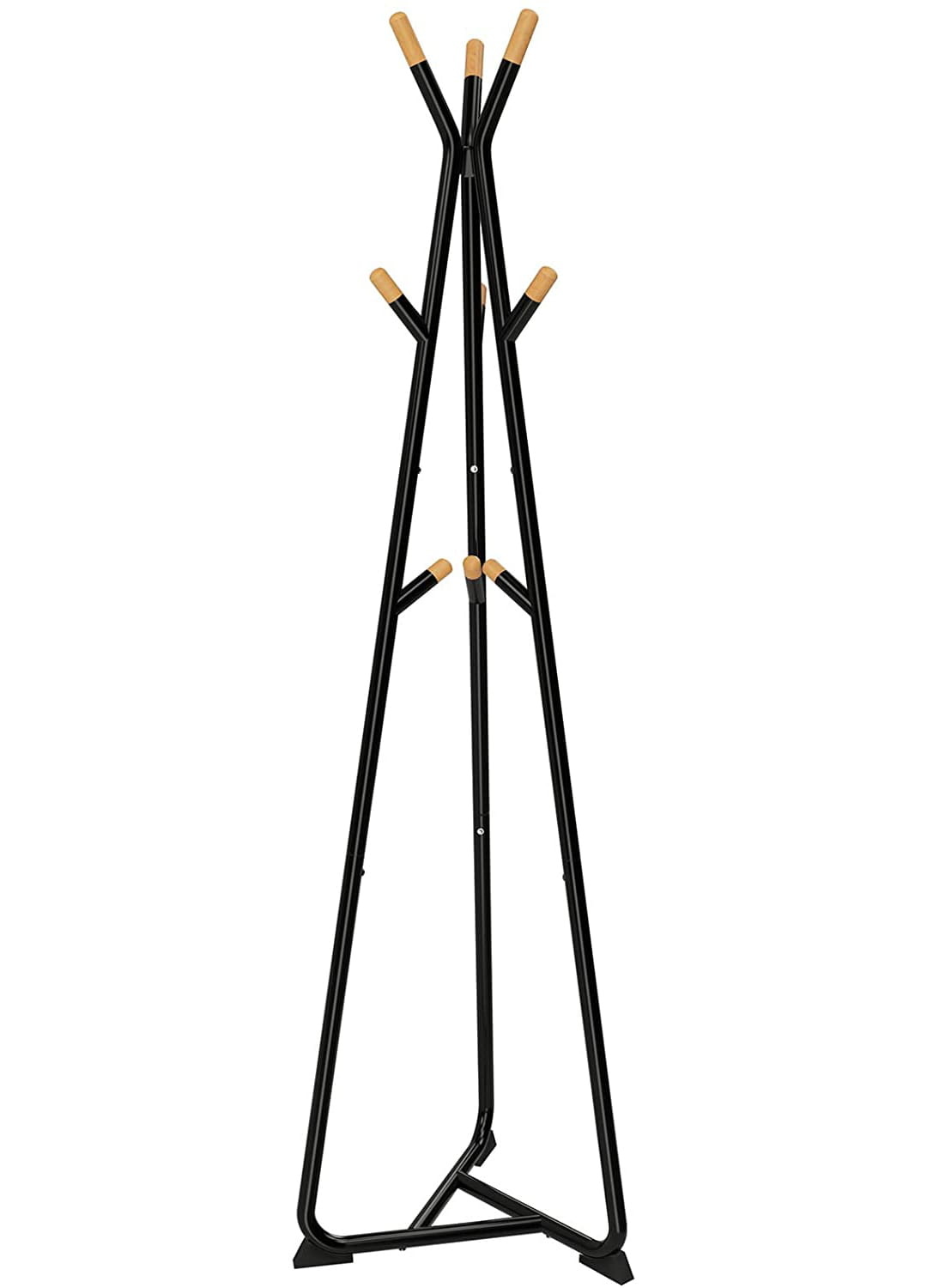 Staande kapstok - 49x49x172 cm - zwart