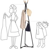 Staande kapstok - 49x49x172 cm - zwart