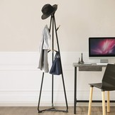 Staande kapstok - 49x49x172 cm - zwart