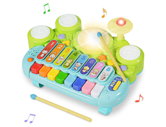 Kinderpiano - baby piano met drums - 38x28x19 cm