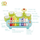 Kinderpiano - baby piano met drums - 38x28x19 cm