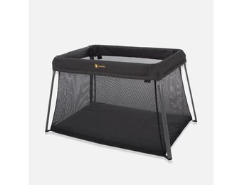 Reiswieg - campingbedje - met matras - 122x60x76 cm - grijs