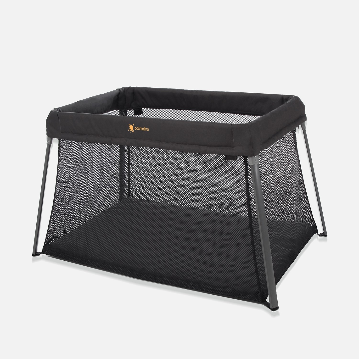 Reiswieg - campingbedje - met matras - 122x60x76 cm - grijs