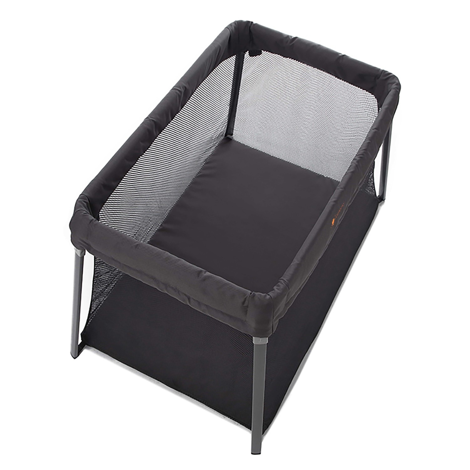 Reiswieg - campingbedje - met matras - 122x60x76 cm - grijs