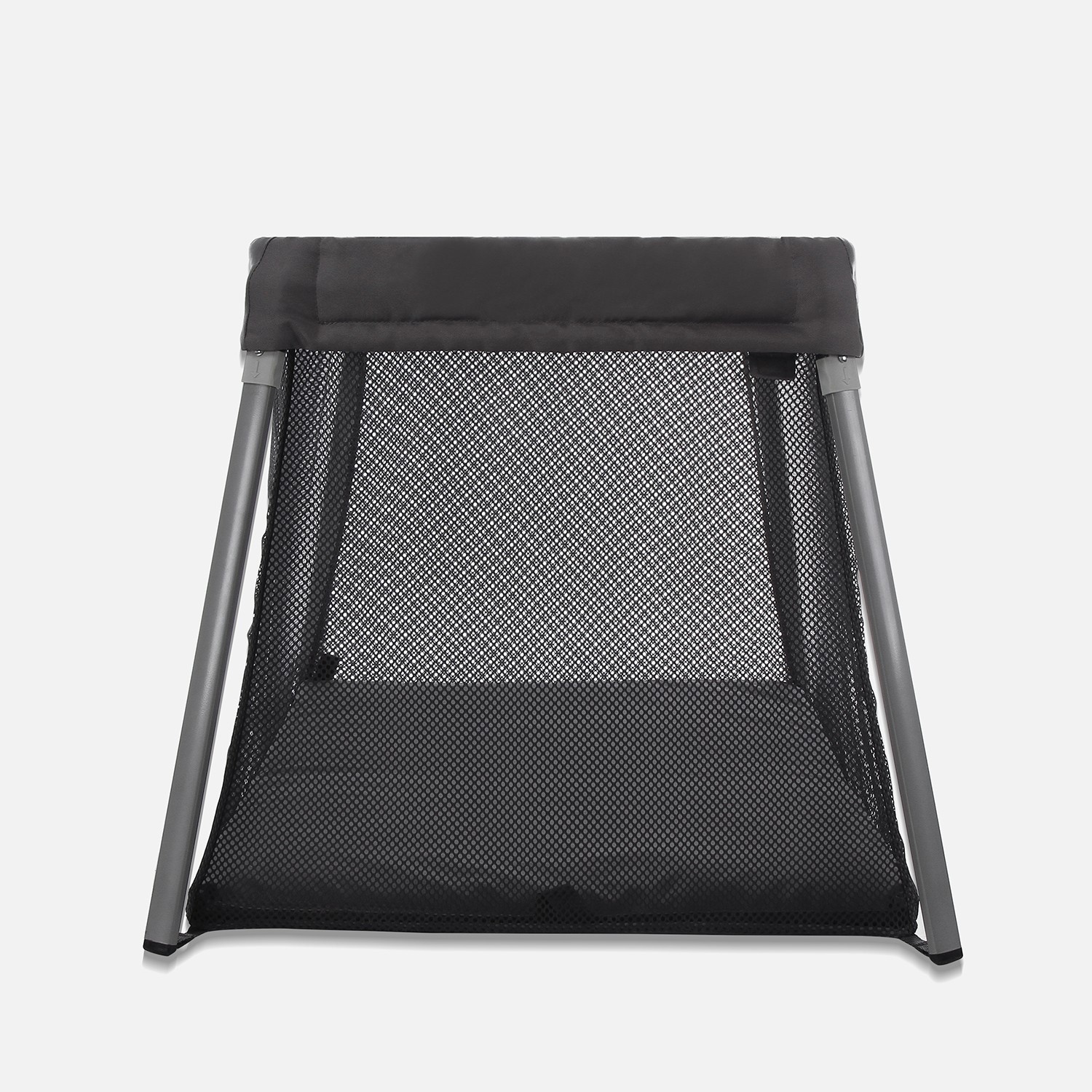 Reiswieg - campingbedje - met matras - 122x60x76 cm - grijs